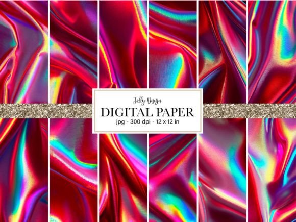 Download Iridescent Red Woven Fabric Paper - Premium Bundle