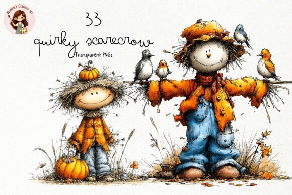 Download Quirky Scarecrow PNG Clipart - Scarecrow Collection