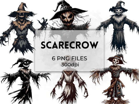 Download Scary Scarecrow, Halloween Clipart - Premium Resources