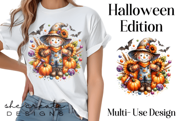 Download Cute Scarecrow Design PNG - Scarecrow Collection