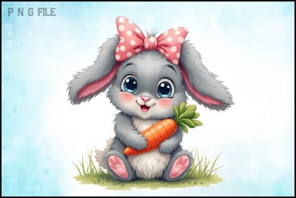 Download Watercolor Bunny Clipart PNG - Bunny clipart Collection