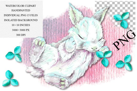 Download Watercolor Bunny Clipart, PNG - Premium Resources