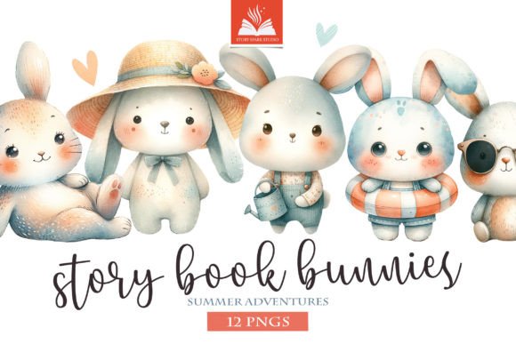 Download Watercolor Bunny Clipart. Summer PNG - Bunny clipart Collection