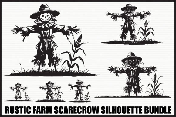 Download Rustic Farm Scarecrow Bundle - Scarecrow Collection