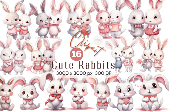 Download Watercolor Bunny Clipart for Girl - Premium Resources