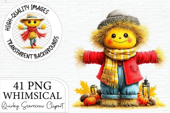 Download Quirky Scarecrow PNG Clipart - Scarecrow Collection